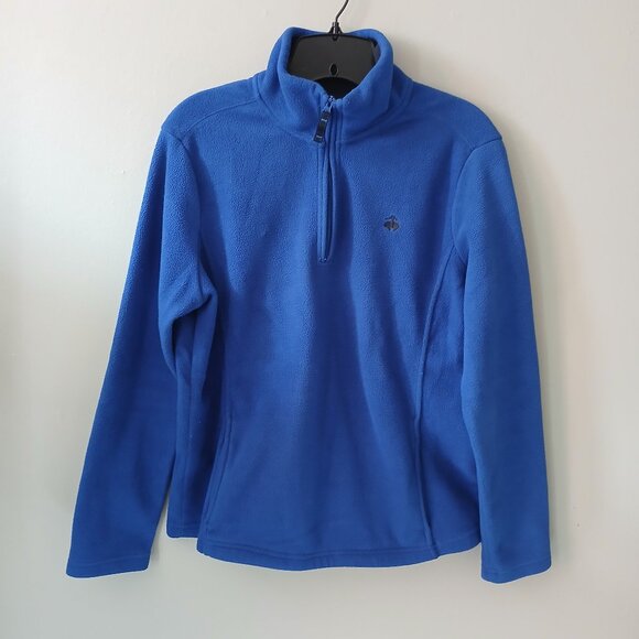 Share Brooks Brothers‎ 346 Women's Royal Blue Fleece Pullover Half Zip Size L - Picture 1 of 10